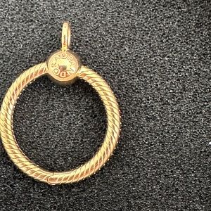 Pandora 14k gold over sterling silver pendant